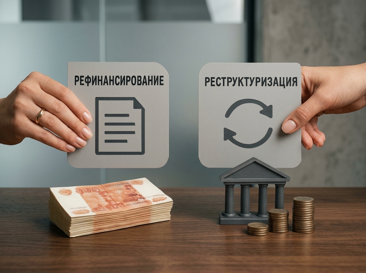 Рефинансирование и реструктуризация: в чём разница и что проще согласовать с банком
